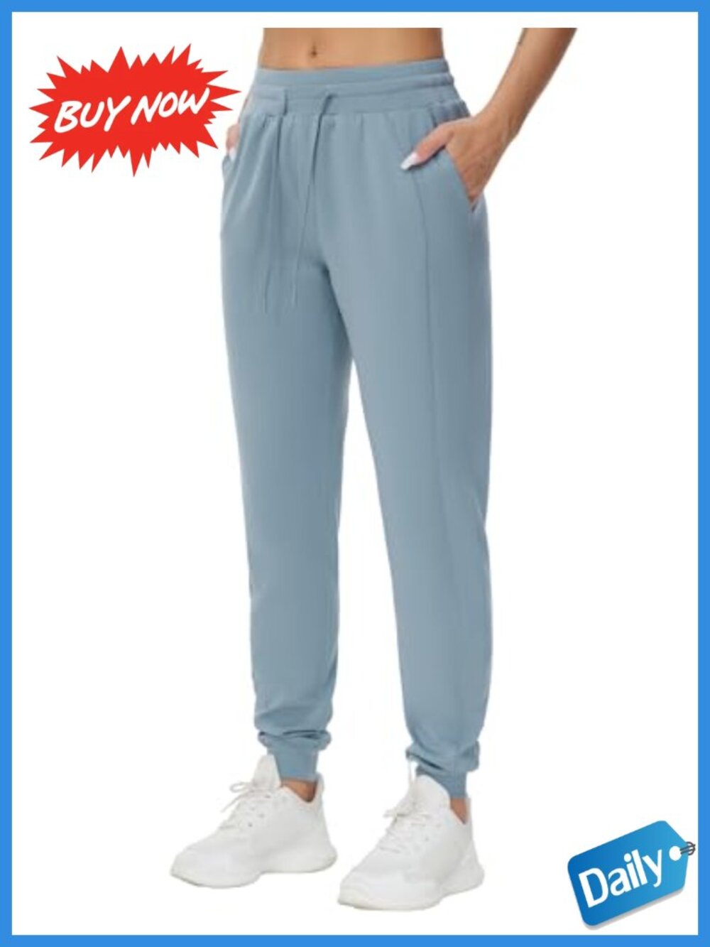 Women's Jogger Sweatpants Polyamide Spandex Tapered Ankle Lounge Workout